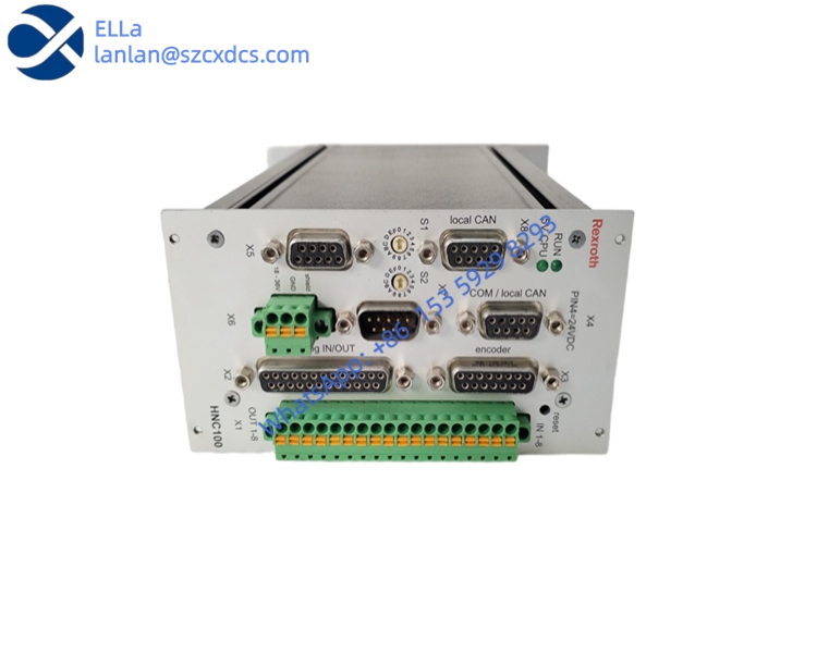 REXROTH VT-HNC100-1-23/W-08-S-0 Digital Electro Hydraulic Shaft Controller - Image 3