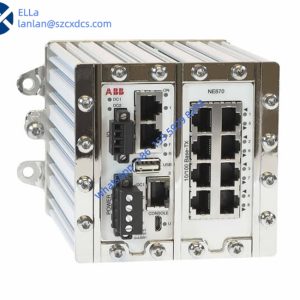 ABB NE870 3BSE080239R1 three-layer industrial router and firewall unit